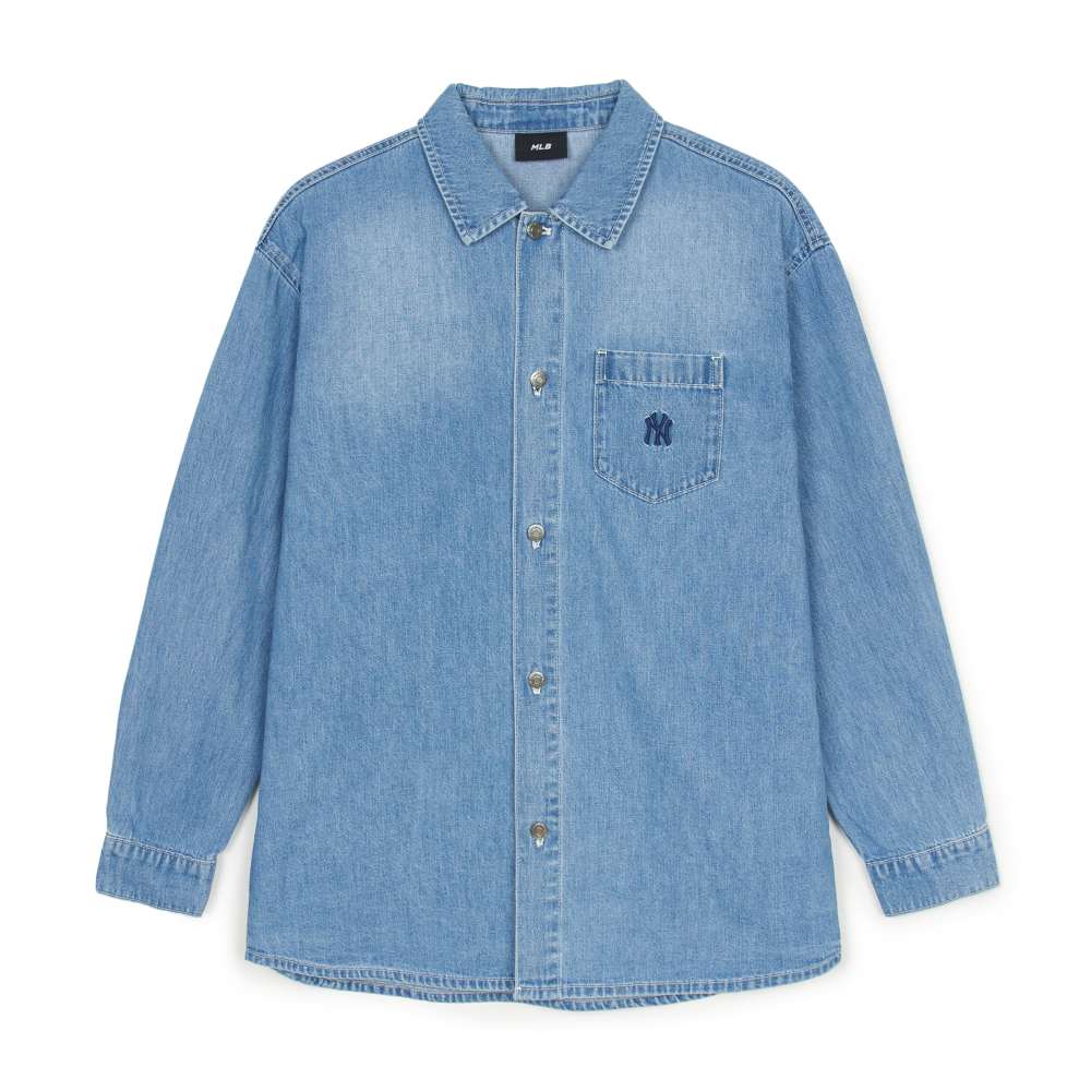 MLB 牛仔丹寧襯衫 Varsity系列 紐約洋基隊(3AD