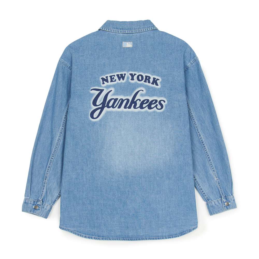 MLB 牛仔丹寧襯衫 Varsity系列 紐約洋基隊(3AD