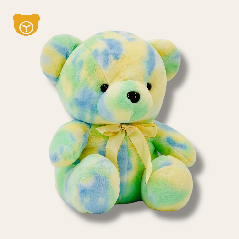 Allbemine 歐比邁 18吋柔柔熊雲彩版(彩虹熊 熊玩