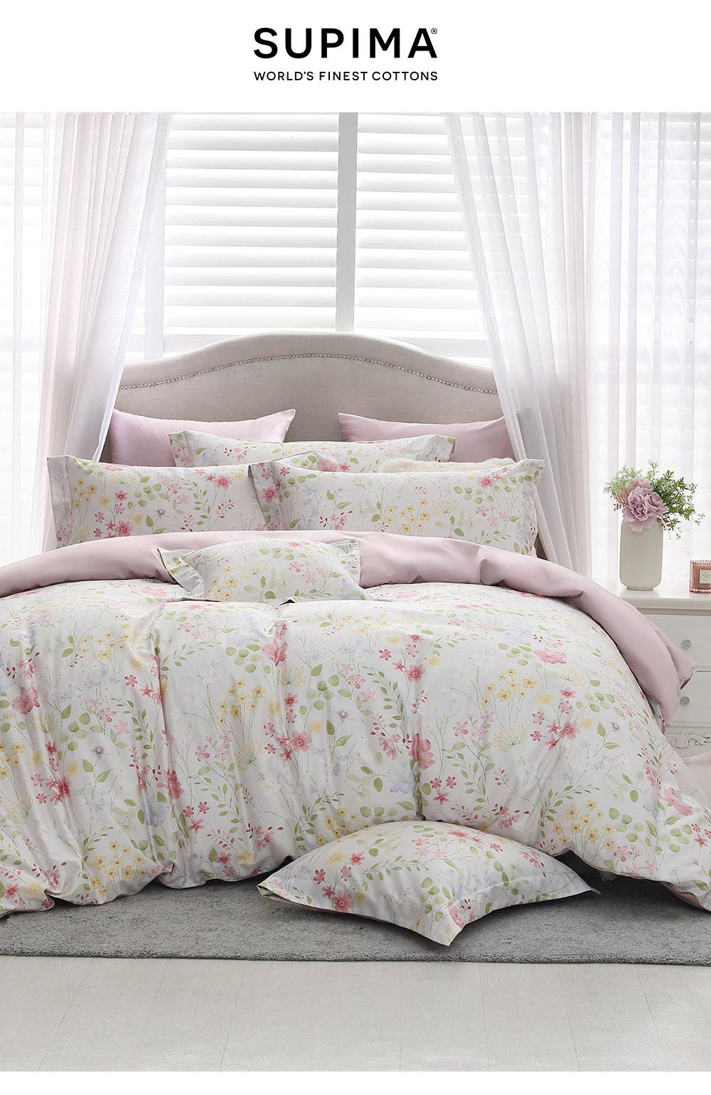 HongYew 鴻宇 500織 SUPIMA匹馬棉 四件式兩