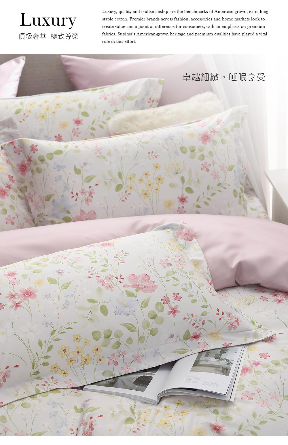 HongYew 鴻宇 500織 SUPIMA匹馬棉 四件式兩