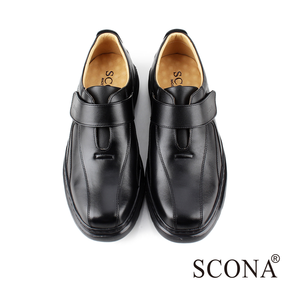 SCONA 蘇格南 全真皮 都會輕量側帶紳士鞋(黑色 084 SCONA 蘇格南 全真皮 都會輕量側帶紳士鞋(黑色 084