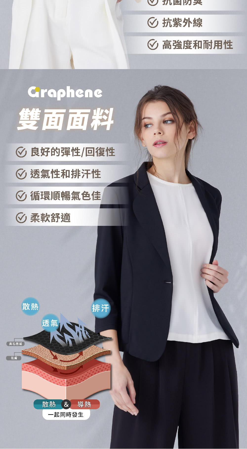 良好的彈性回復性