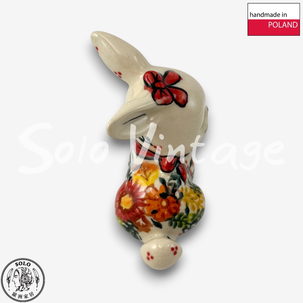 波蘭陶 Vena 波蘭陶 9CM 兔子擺飾 秋色爭妍系列 復