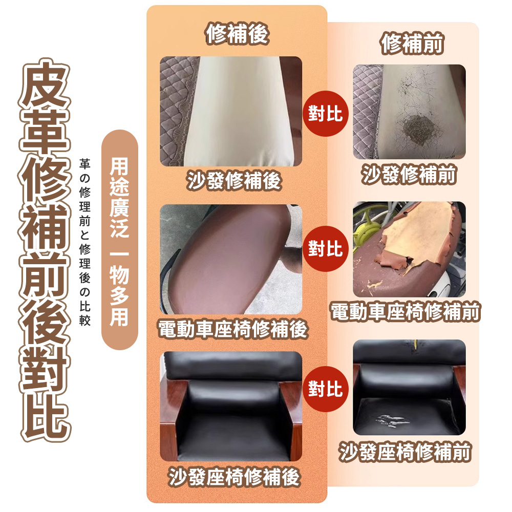 MINT嚴選 沙發皮革修補貼片 皮革修補貼片 11色可選/6