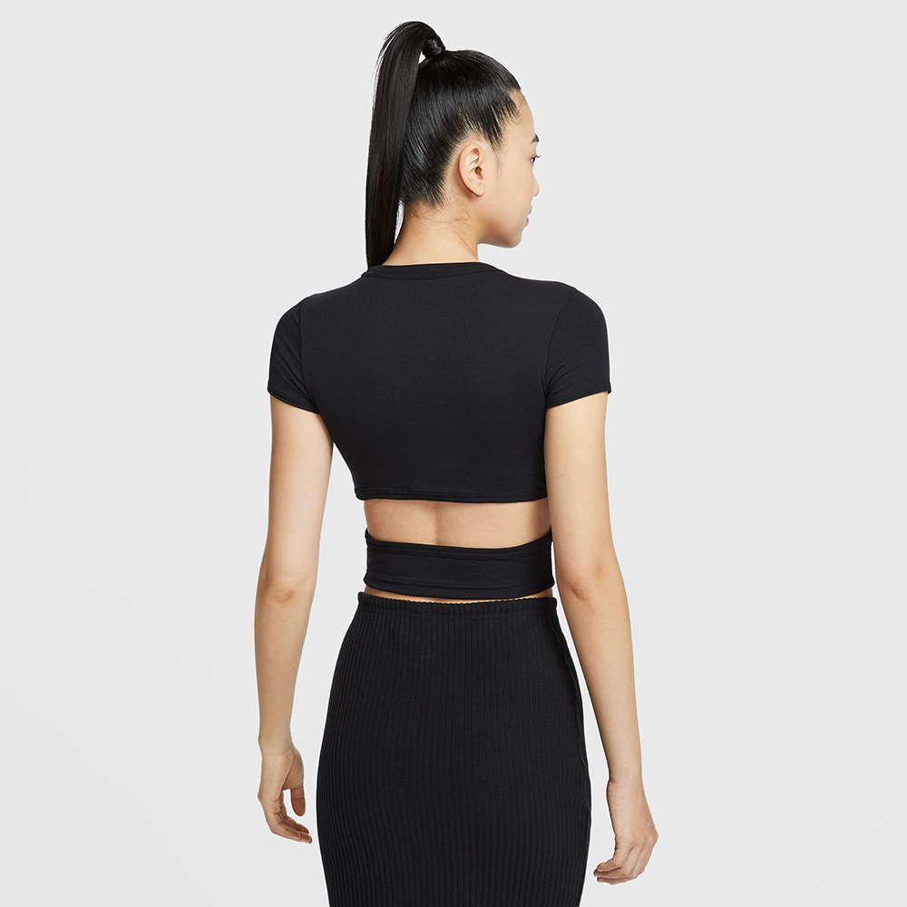 NIKE 耐吉 短袖上衣 女 短版 背面鏤空 AS W NS