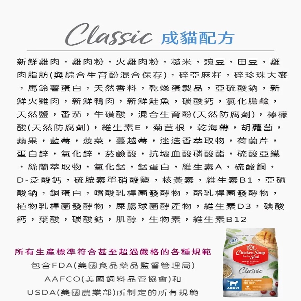 Chicken Soup 心靈雞湯 經典貓糧系列 - 4.5