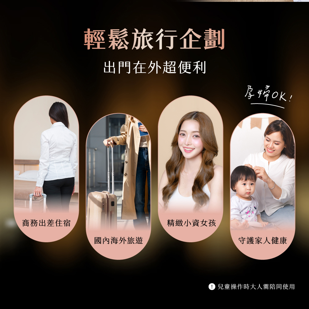 兒童操作時大人需陪同使用