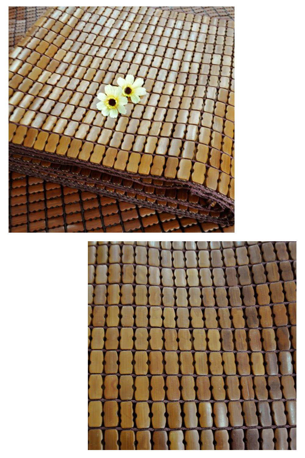 Jenny Silk 蓁妮絲 頂級碳化麻將蓆．專利織帶(加大