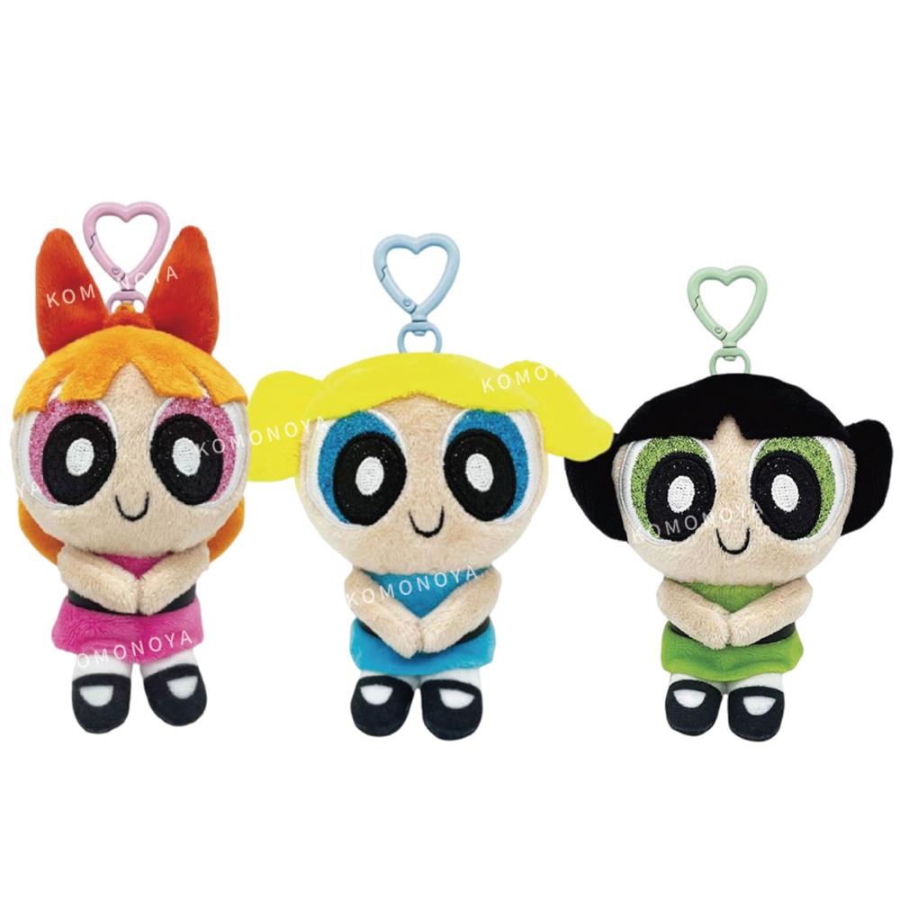 小禮堂 飛天小女警 絨毛玩偶吊飾 愛心扣環款 花花 泡泡(平 小禮堂 飛天小女警 絨毛玩偶吊飾 愛心扣環款 花花 泡泡(平