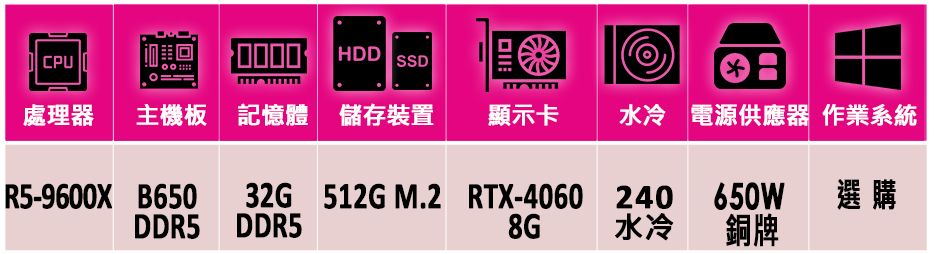 華碩平台 R5六核DUAL RTX4060 O8G EVO{
