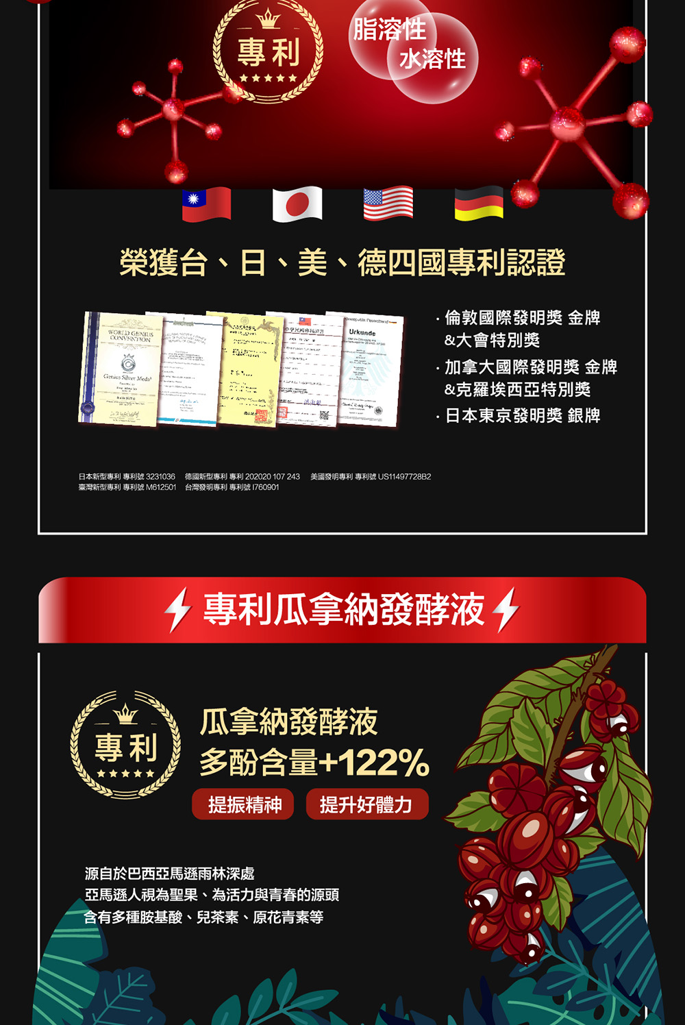 德國新型專利 專利 202020 107 243 美國發明專利 專利號 US11497728B2