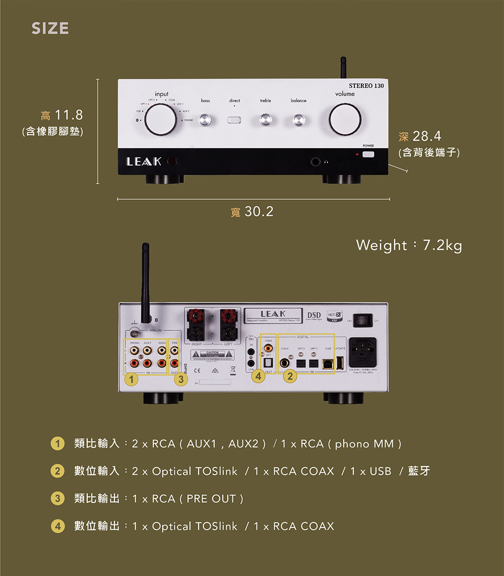 Leak STEREO 130 - 詳情2