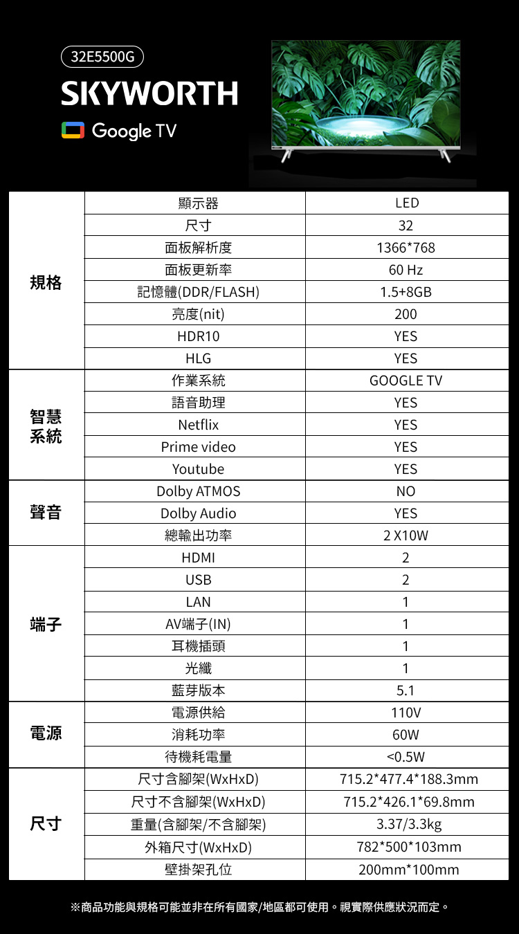 商品功能與規格可能並非在所有國家地區都可使用。視實際供應狀況而定。