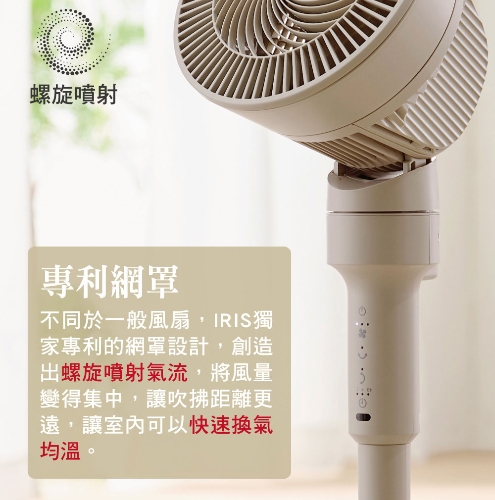 不同於一般風扇,IRIS獨