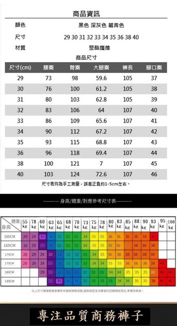 以上尺寸建議根據掌櫃多年服飾銷售經驗,服飾版型及消費者的回饋總結得出,準確性較高。