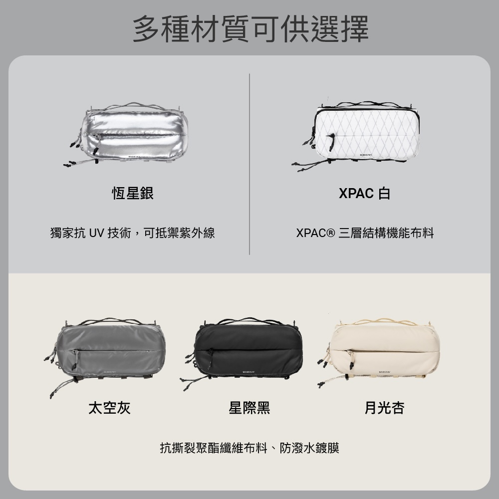 獨家抗UV 技術,可抵禦紫外線