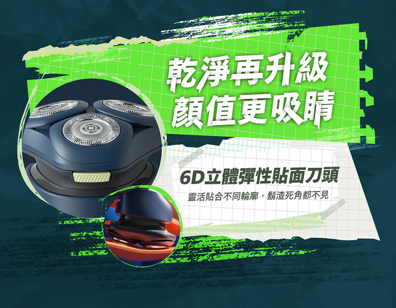 ä¹¾æ·¨ååç´ é¡å¼æ´å¸ç 6Dç«é«å½æ§è²¼é¢åé ­ éæ´»è²¼åä¸åè¼ªå»,é¬æ¸£æ­»è§é½ä¸è¦ 