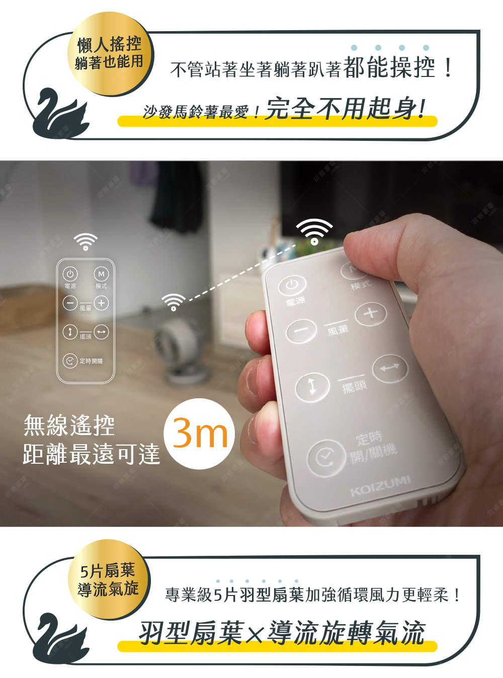 KOIZUMI小泉成器 鵝頸颶風 - 詳情15