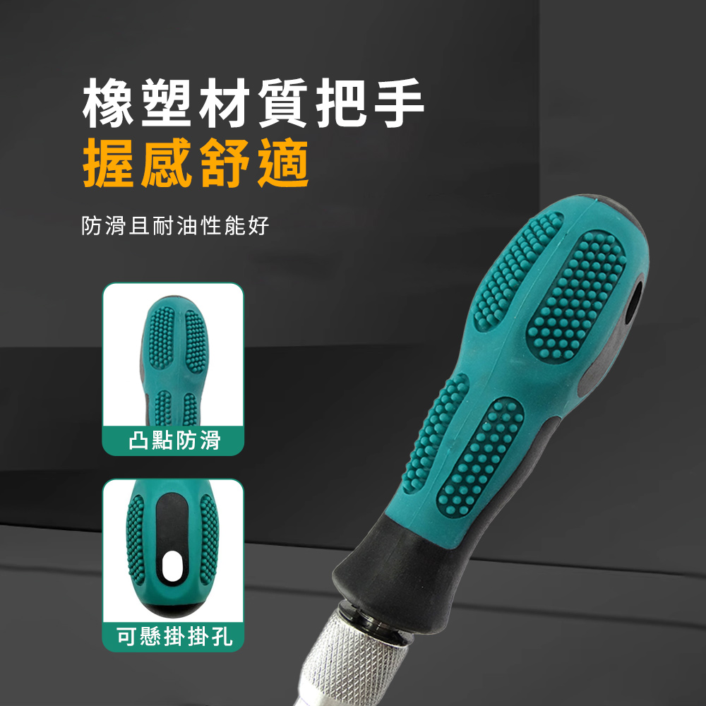 橡塑材質把手 握感舒適 防滑且耐油性能好 凸點防滑 可懸掛掛孔 