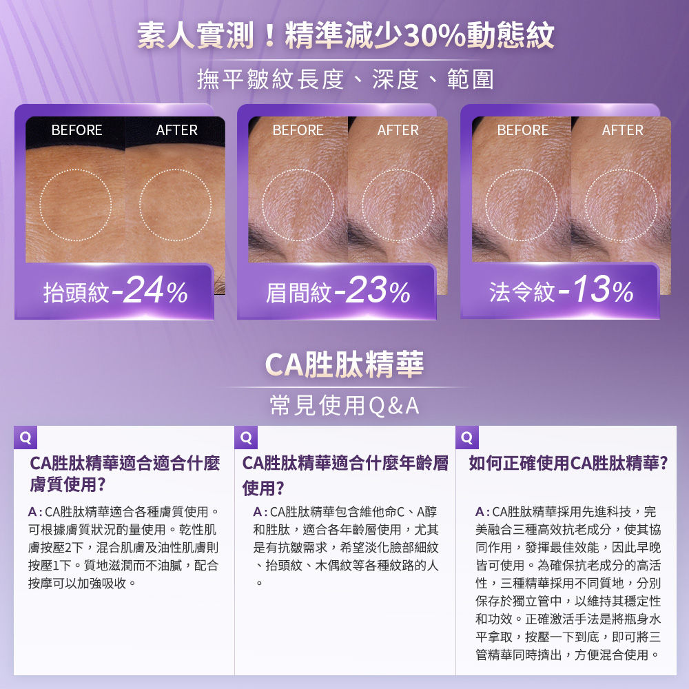 CA胜肽精华适合什么年龄层 如何正确使用CA胜肽精华