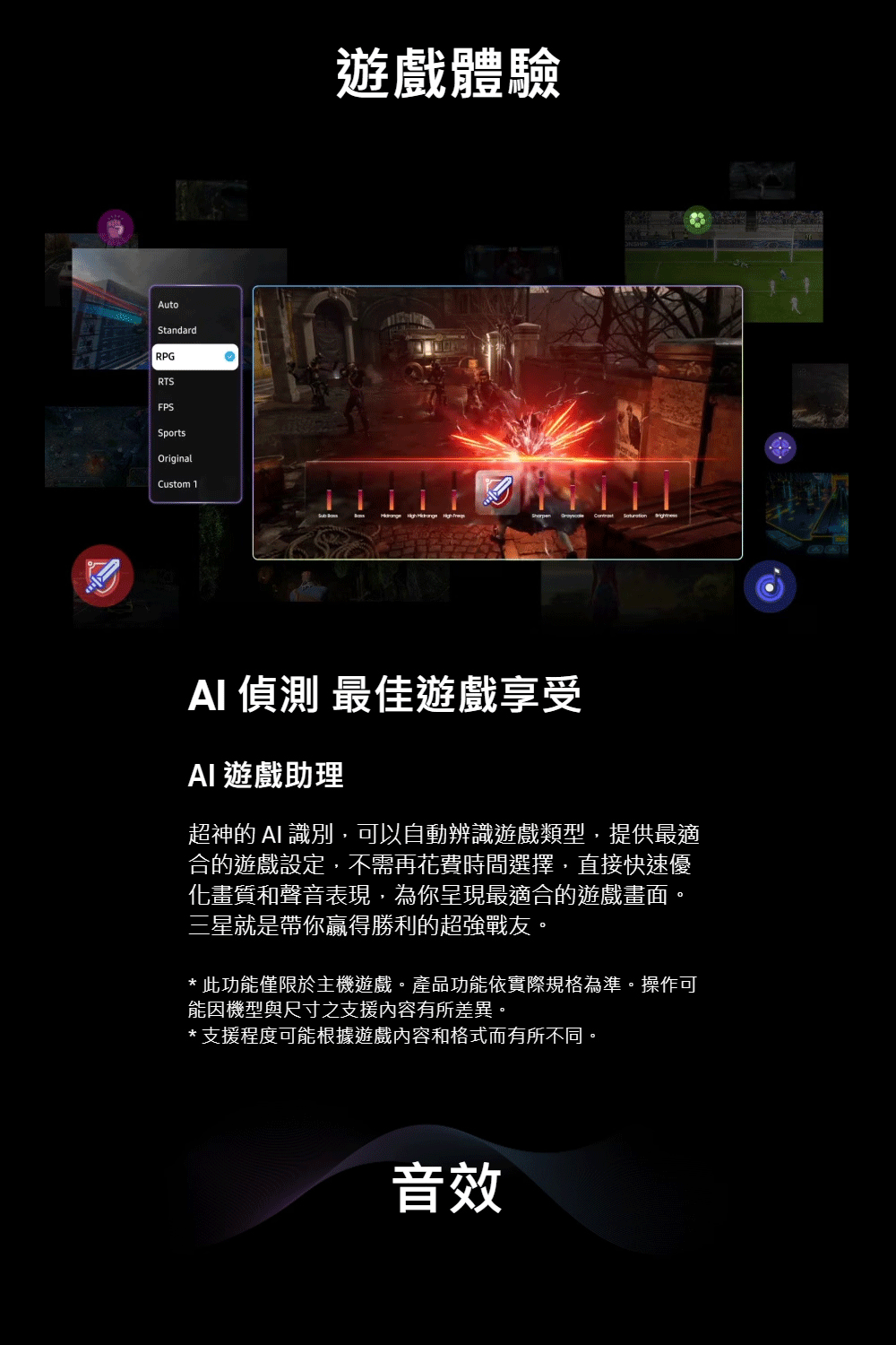 此功能僅限於主機遊戲。產品功能依實際規格為準。操作可