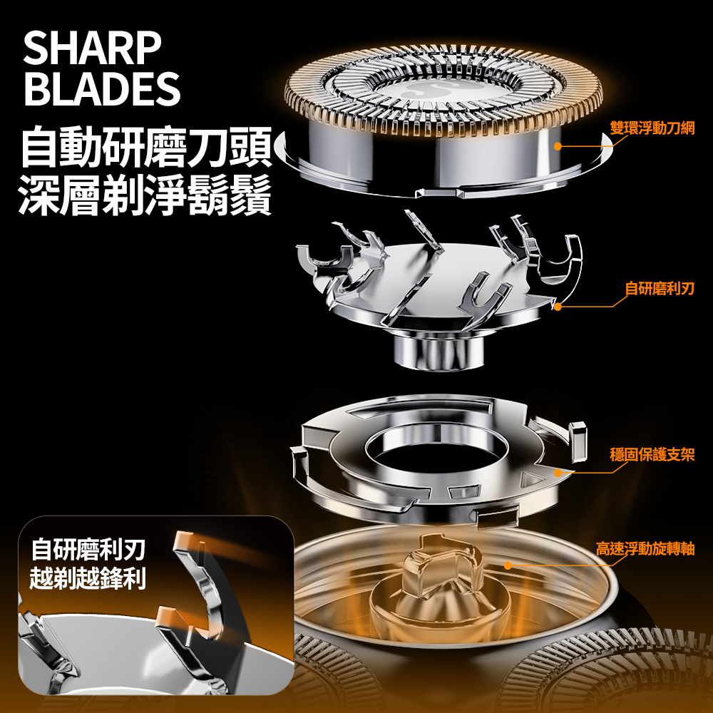 高速浮動旋轉軸