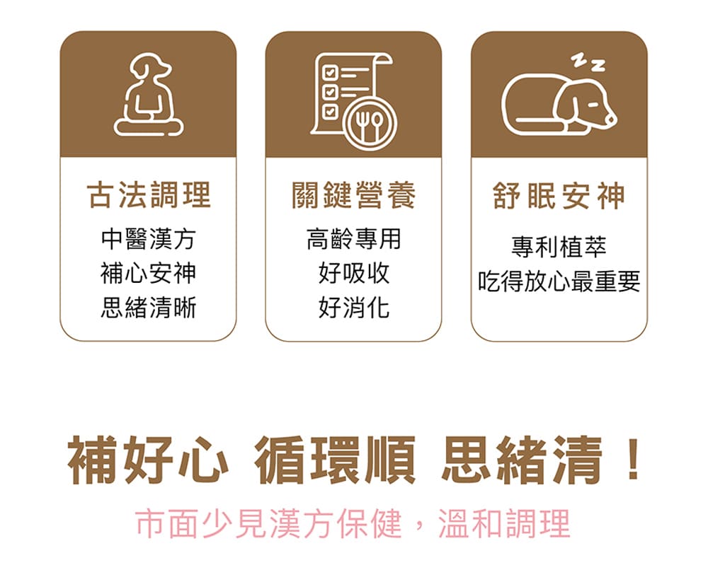 市面少見漢方保健,溫和調理