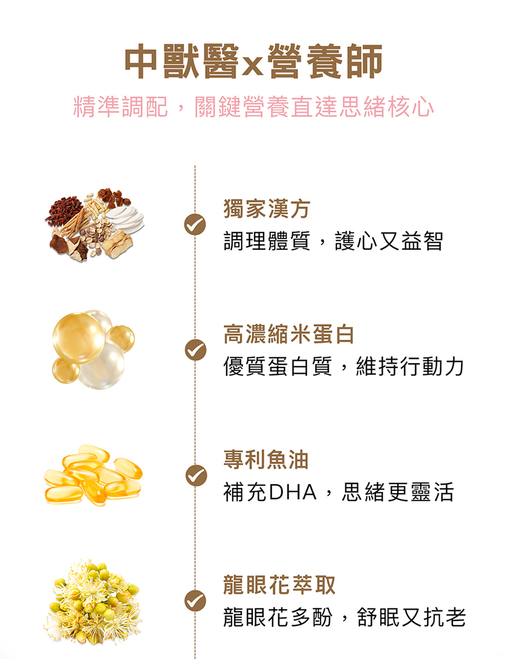 精準調配,關鍵營養直達思緒核心