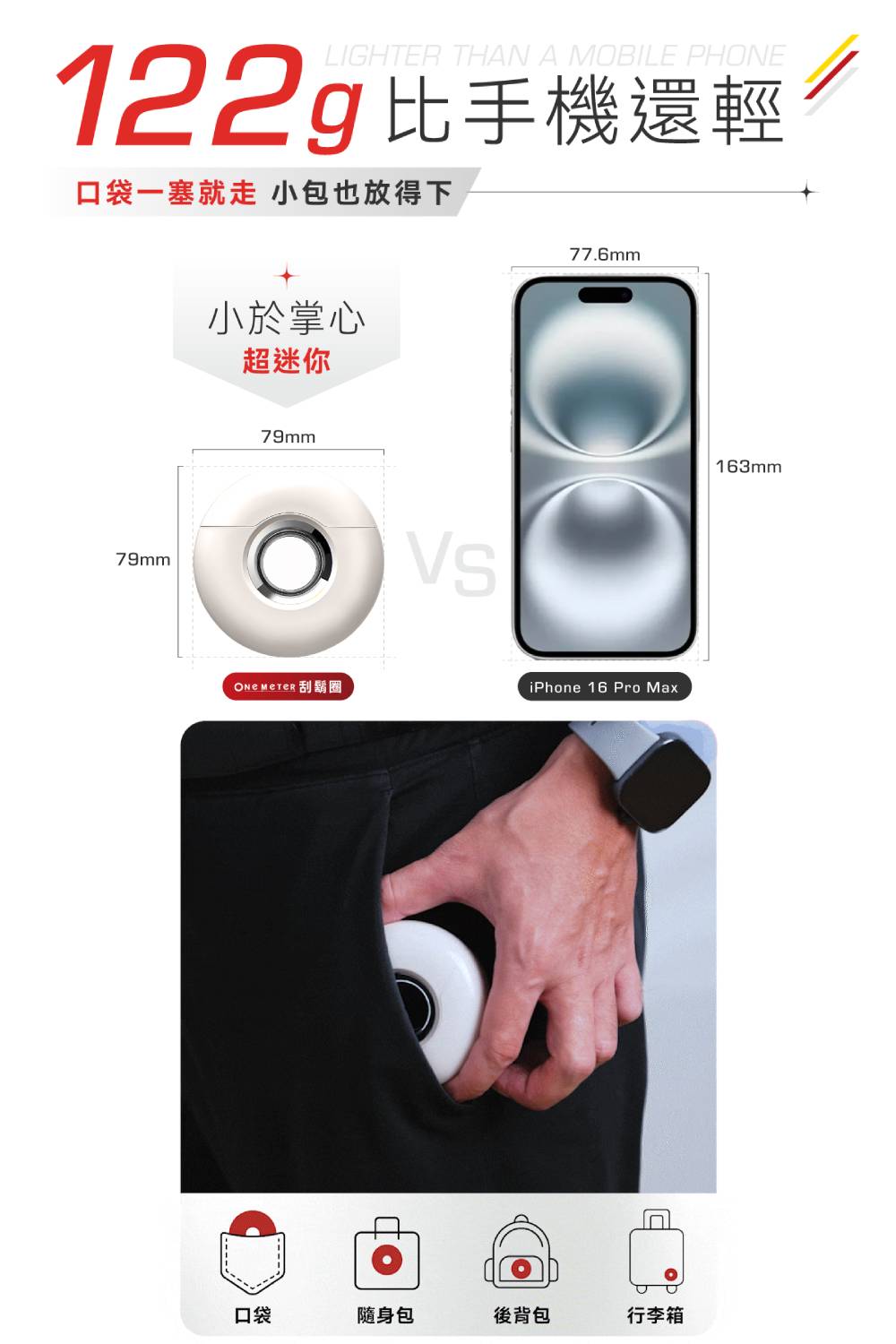 口袋一塞就走 小包也放得下