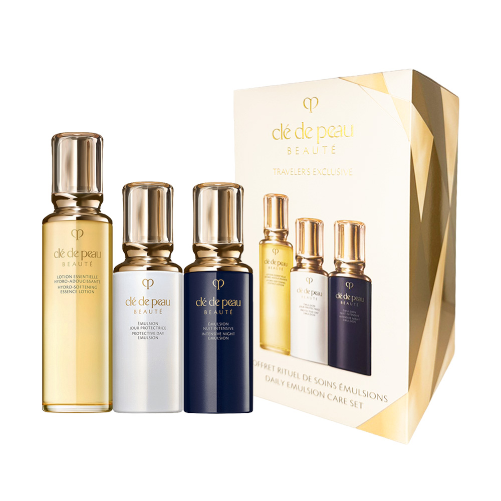 cle de peau 肌膚之鑰】基礎保養三品組(化妝水/日間乳液/夜間乳液套組