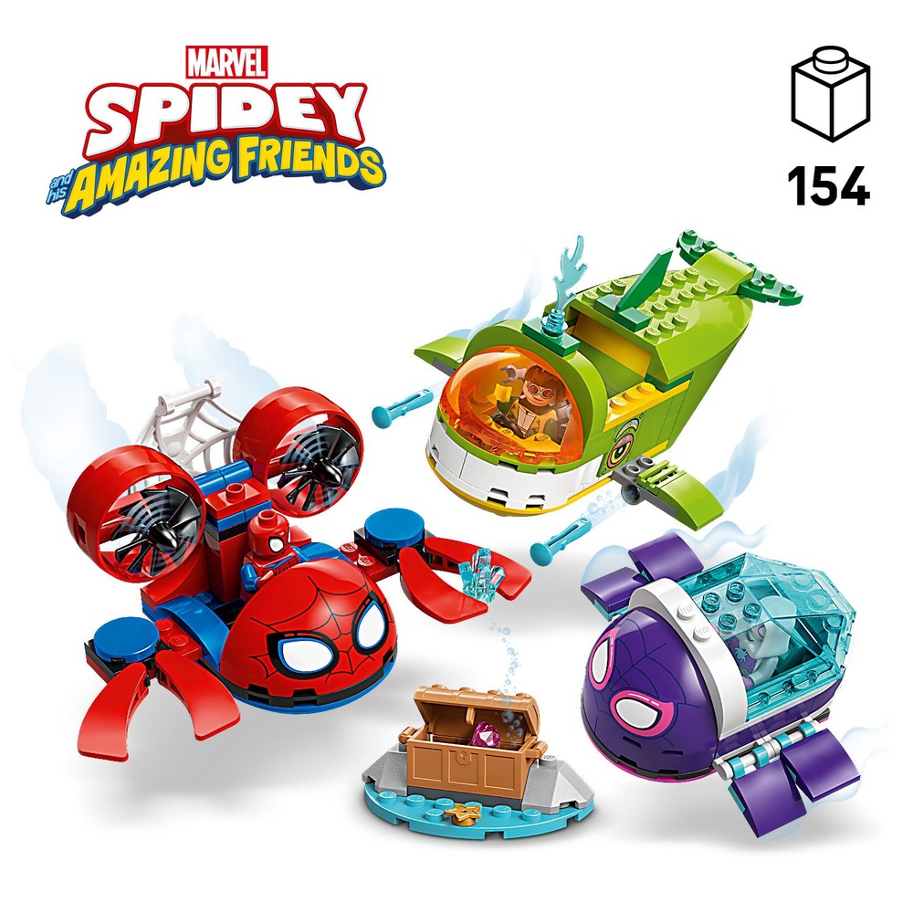 LEGO 樂高】Spidey 11207 蜘蛛人：水中載具(啟蒙玩具超級英雄玩具積木