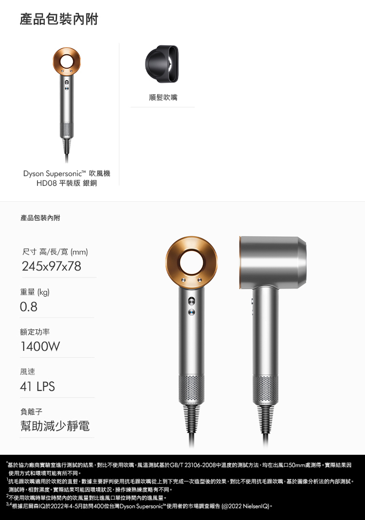 基於協力廠商實驗室進行測試的結果,對比不使用吹嘴,風溫測試基於GBT 231062008中溫度的測試方法,均在出風口50mm處測得。實際結果因