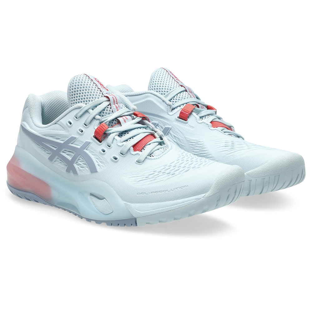 asics 亞瑟士】GEL-RESOLUTION X (D) 女款法網寬楦網球鞋1042A278-401
