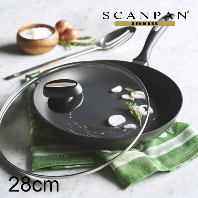 【丹麥精品 SCANPAN】不鏽鋼單柄平底鍋(28cm)網友最愛商品