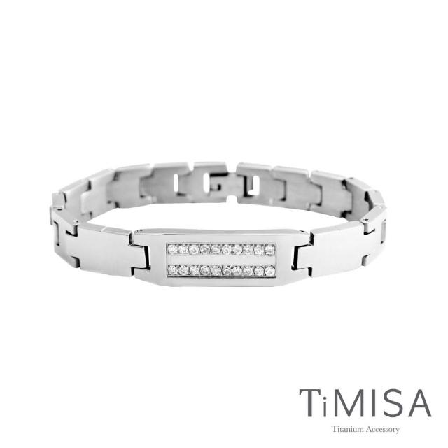 【TiMISA】永恆真愛-寬版 純鈦鍺手鍊哪裡買便宜?