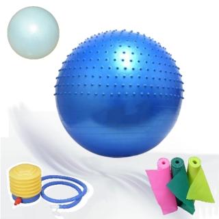 【Sport-gym】60cm球+26防爆球+彈力帶   3件瑜珈運動組合品