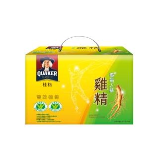 【QUAKER 桂格】養氣人蔘雞精禮盒68ml×18入×1盒(共18入 送禮推薦/母親節禮物)