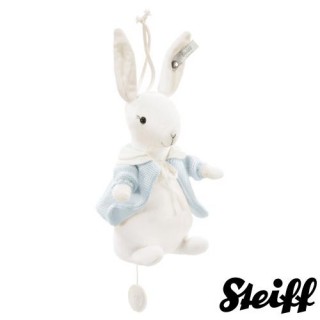 【STEIFF德國金耳釦泰迪熊】Rabbit Mucix Box(北鼻頂級精品 音樂鈴)