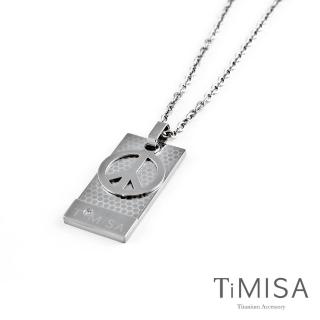 【TiMISA】和平宣言-M號 純鈦項鍊(H)