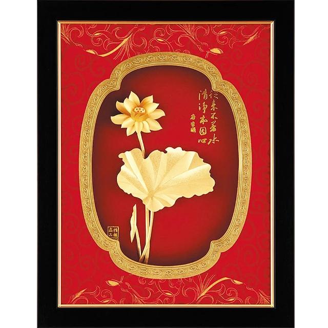 【開運陶源】金箔畫禮品 純金鴻運系列(荷香蓮花)網友評價