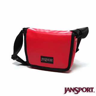 【Jansport】4L 限量款小郵差包(紅色)網友評價