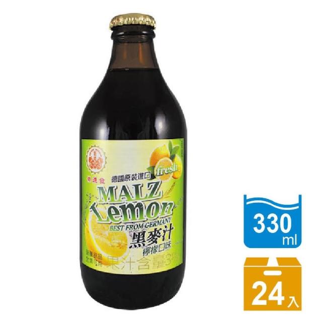 【崇德發】檸檬黑麥汁(330mlx24瓶)
