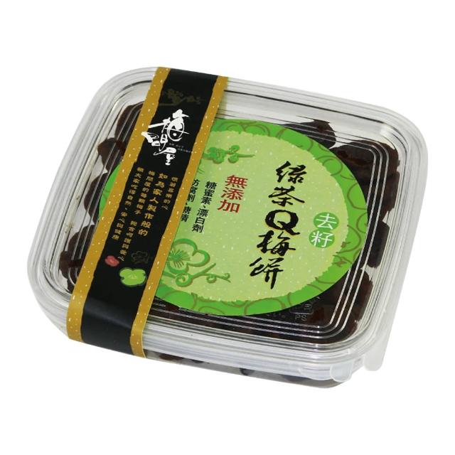 【梅問屋】去籽日式綠茶Q梅餅(盒裝)
