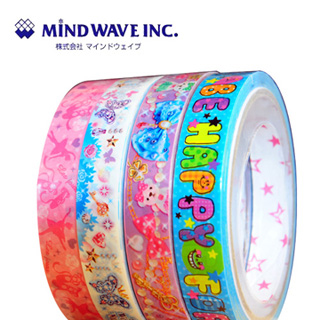 【MIND WAVE】日本可愛膠帶(Happy/World/芭蕾舞鞋/珠寶熊)分享文