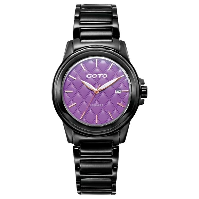 【GOTO】法式時尚菱紋腕錶-黑x紫/大(GS9983B-33-N41)哪裡買?