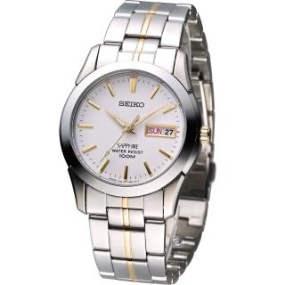 【SEIKO 精工】經典大三針紳士腕錶(7N43-0AR0KS)