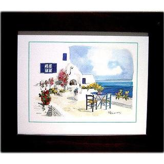 【開運陶源】複製畫- 地中海風情2 風景畫(世界名畫 小幅)