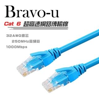 【Bravo-u】Cat6超高速傳輸網路線(20米)分享文