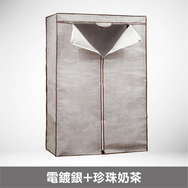 【yo-life】100%台灣製 大型鐵力士六層衣櫥組-無附輪(122x46x180cm)
